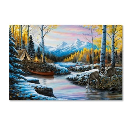 Chuck Black 'High Country Love' Canvas Art,22x32